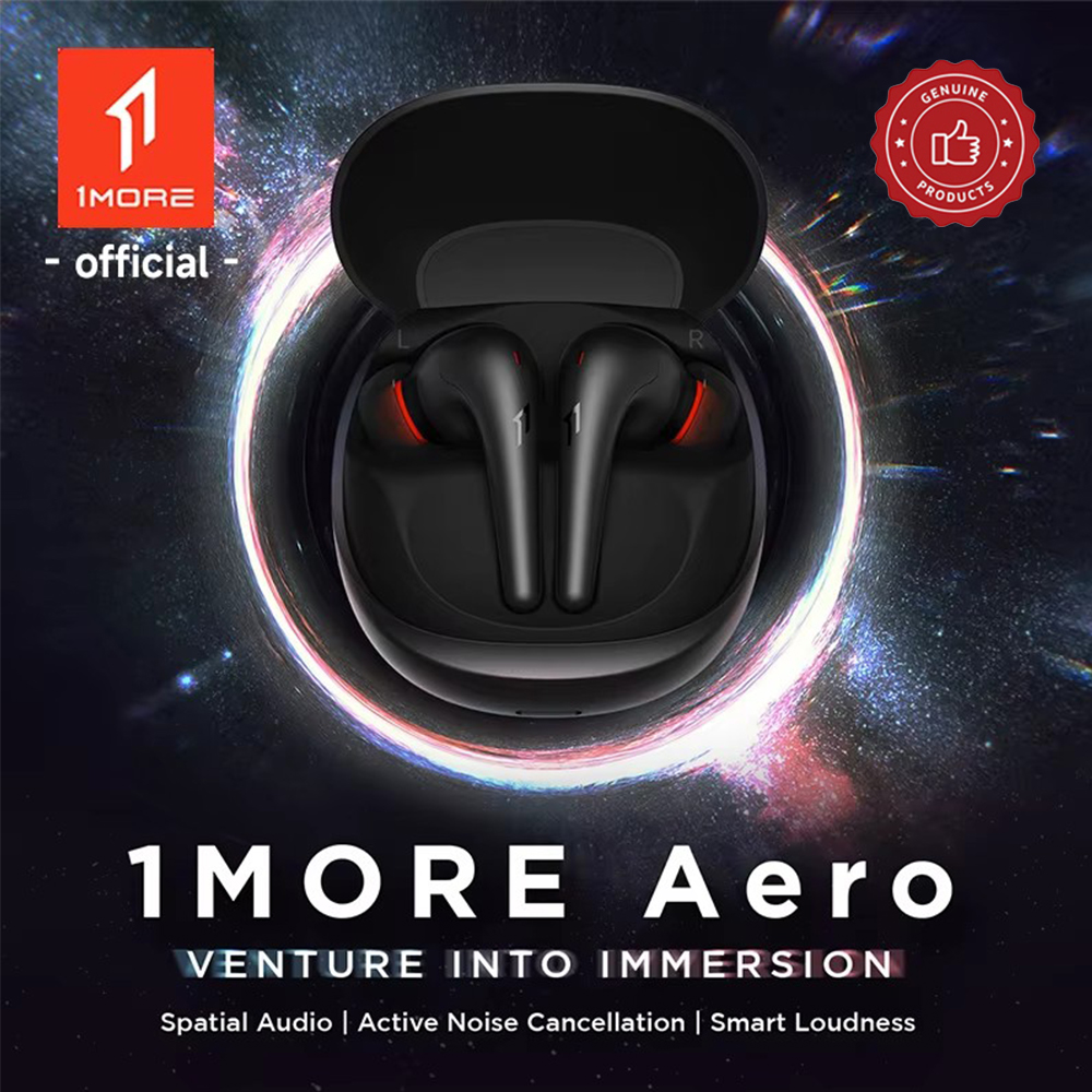 1MORE Aero Ear Buds Noise Canc - Bluetooth Headset On Ear ulasan dan harga