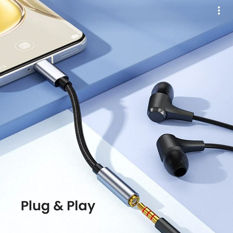 USB C Headphone Jack Adapter S - Audiophile Headphone Wired ulasan dan harga