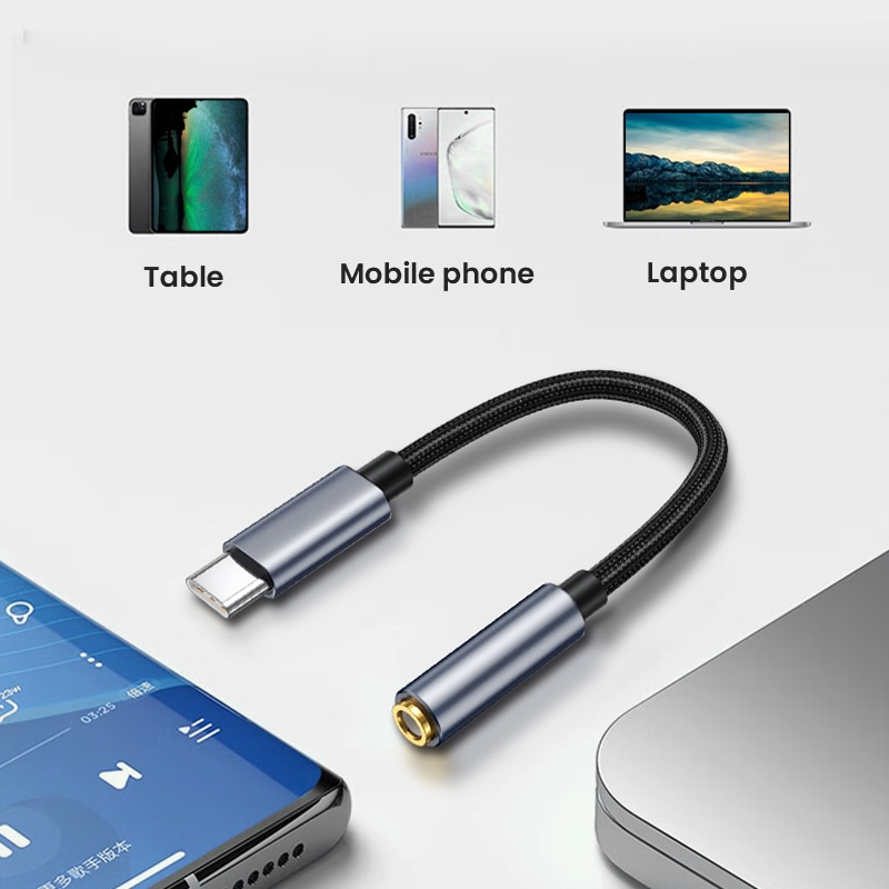 USB C Headphone Jack Adapter S - Audiophile Headphone Wired ulasan dan harga